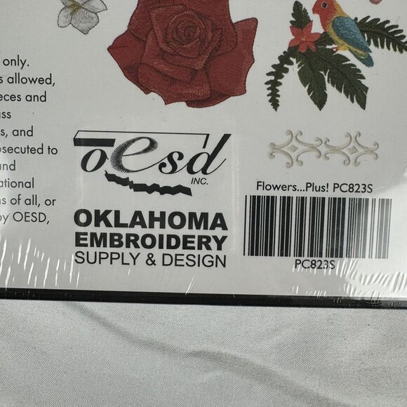 OESD Embroidery Flowers Plus! USB Multi Format Factory Sealed #823 - Picture 6 of 8